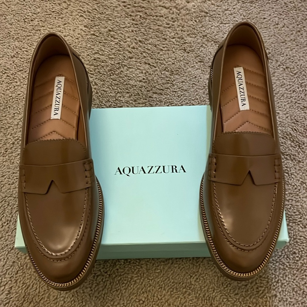 Aquazzura Loafers- Brand New Never Worn Size 10.5